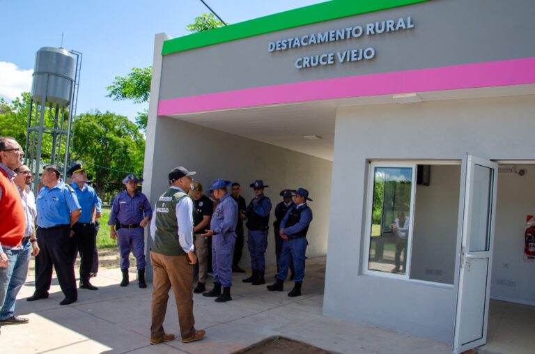 MATKOVICH SUPERVISÓ EL NUEVO DESTACAMENTO RURAL CRUCE VIEJO, QUE SERÁ INAUGURADO PRÓXIMAMENTE